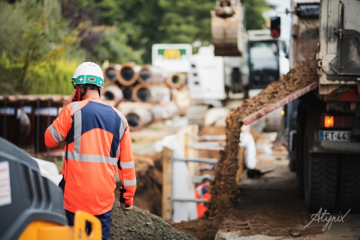 Photographe chantier - Travaux assainissement | Atypix - Photographe ...